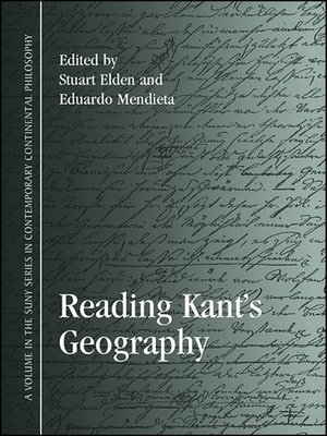 cover image of Reading Kant's Geography